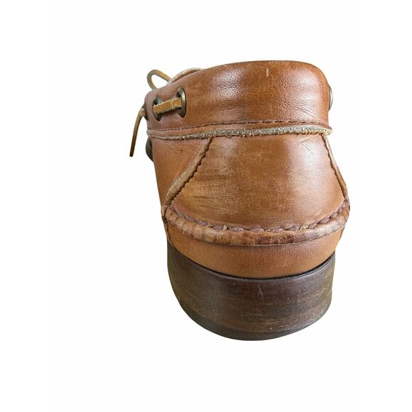 Polo Ralph Lauren Leather Boat Shoes Mens Size 8.5 Brown Deck Shoes main image 7